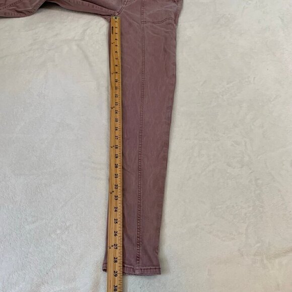 American Eagle stretch dusty rose drawstring skinny‎ ankle hi-rise jegging pant - Picture 11 of 11